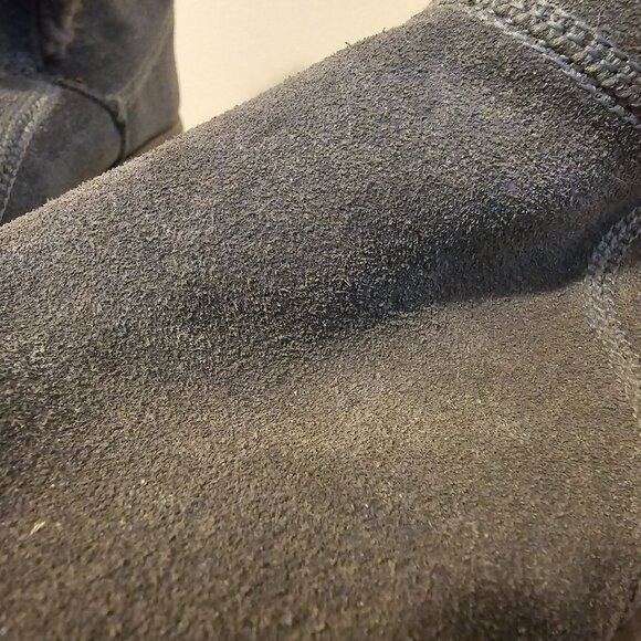 Skechers On The Go Women's Ankle Boots Charcoal Gray Suede Memory Form Size 10 - Picture 4 of 11